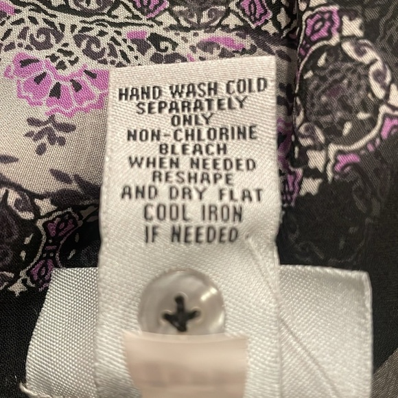 Catherine’s Sheer Patterned Two Way Poncho Black/silver/purple One Size A 5 - Picture 7 of 7